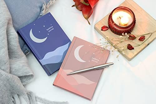 Mini Bedtime Journal Guided Self Care Journal with Writing Prompts Sleep Journal Night Evening Gratitude Reflection Self Care Manifestation Mindfulness Stress Relief BYANIKA (A6, Pink)