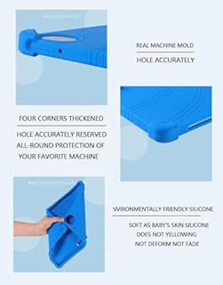 Custodia per tablet Huawei MatePad Pro da 12,2 pollici (2024) - Custodia protettiva per bambini in morbido silicone antiurto con supporto regolabile per PC (nero)