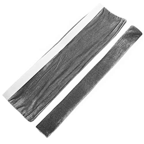 DIYEAH 1 Par Cubiertas Antideslizantes para Manijas de Refrigerador Protector Decorativo Gris para Cocinas y Microondas