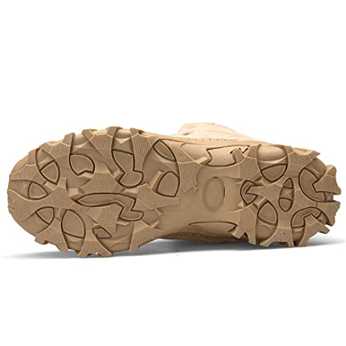 Militärische Taktische Herrenstiefel Rafale Special Force High Cut Army Desert Combat Sandy Farbe Leder Arbeitsschuhe Black 43