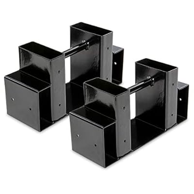 RightHand Adjustable Firewood Storage Bracket Kit – Sturdy Rack Holds Stacked Fire Logs & Adjusts to Any Length – Customize to Fit Your Indoor Or Outdoor Space – Durable Black Powder-Coated Steel