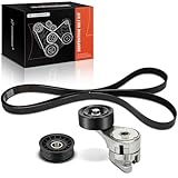 A-Premium Engine Serpentine Drive Belt Kit Compatible with Honda, Acura & Isuzu Cars - Passport 1998-2002, SLX 1998-1999, Amigo 1998-2000, Axiom, Rodeo, Rodeo Sport, Trooper, VehiCROSS - 3.2L 3.5L