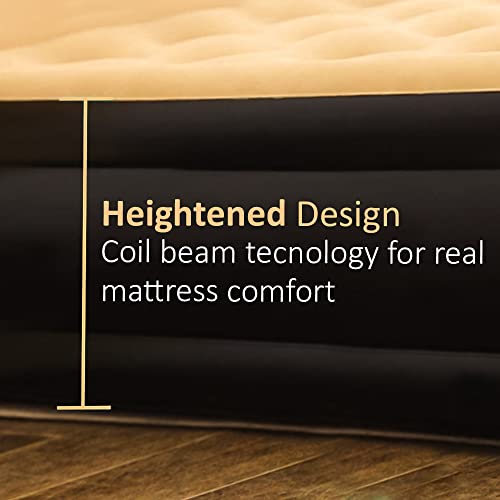 DENNY Double High Raised Airbed Inflatable Mattress with Built In Electric Pump - Image 7
