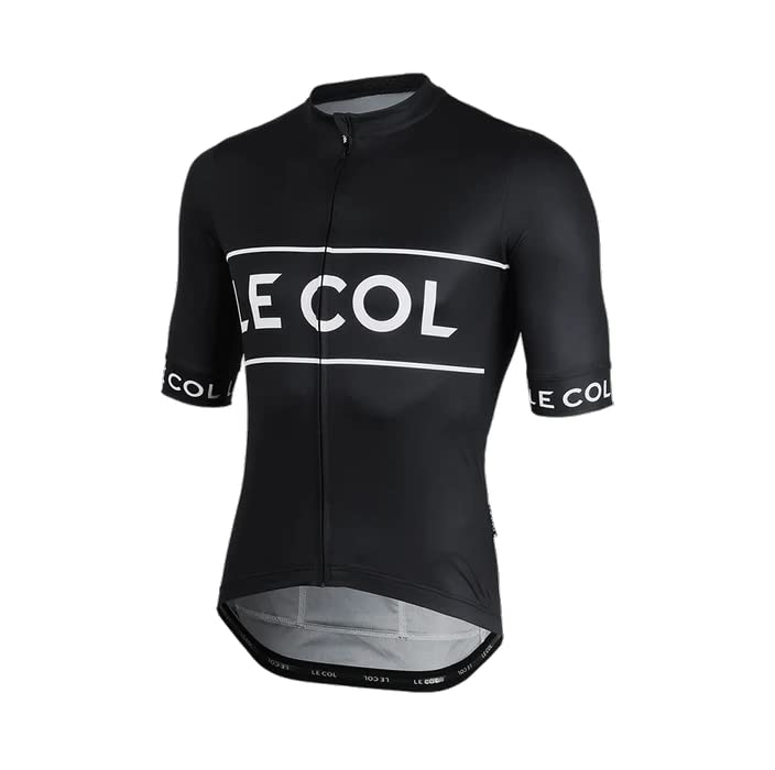 LE COLMen’s Sport Logo Jersey | Short Sleeve Cycling Shirt | Breathable, Quick Drying Bike Top | XS - 3XL