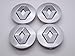 Price comparison product image RENAULT 57MM SILVERSTONE ALLOY WHEEL CENTRE CAPS HUB COVERS BADGES MEGANE - ESPACE - LAGUNA - SCENIC - CLIO 'SET OF 4' PART NUMBER 8200043899