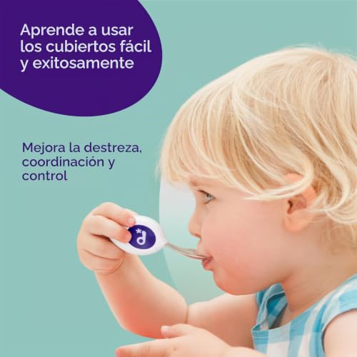 Miniatura 2 de Doddl Cubiertos Bebe 1 Año - Cubiertos Infantiles Tenedor Bebe - Tenedores Infantiles - Tenedores Pequeños Niños - Cucharas Bebe 12 Meses Cubertería Para Niños Pequeños