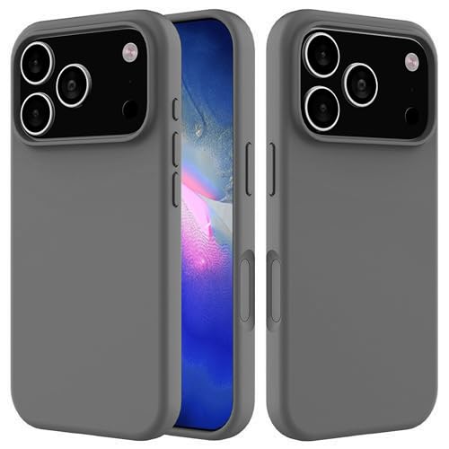 Image of ArmourPro Silicone Back Case for iPhone 17 Pro Max, Soft-Touch Case | Gray
