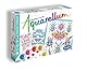 Sentosphère 3906402 Aquarellum, Aquarell-Mal-Set für Kinder, Motiv Insekten, große Malvorlagen, DIY Kreativset, Bastelset, Malset ab 7 Jahren
