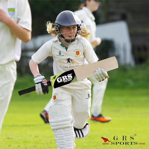 Image of GRS Kids Zone Wooden Popular Willow Bat with 1 Tennis Ball(Size 2 for Age Group 4-7 Years)