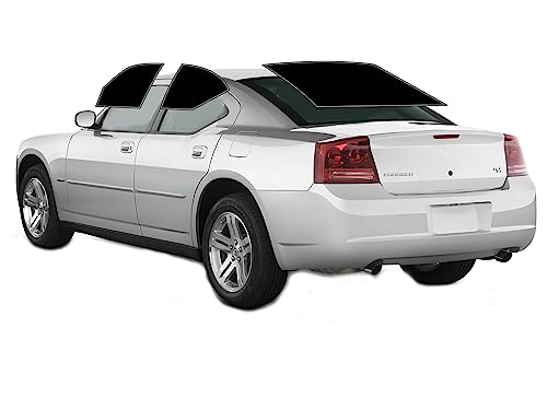 AUTOTEK Precut Windows Tint Film All Sides Cars Sun Blocking Protection Privacy Anti Shatter Glass 2 Ply Film Any Tint Shade kit for Dodge Charger 2006-2010