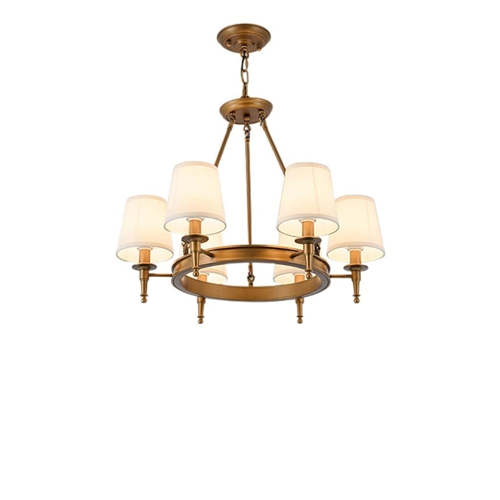 Lustre de campagne pour salon éclairage européen fer rétro nordique