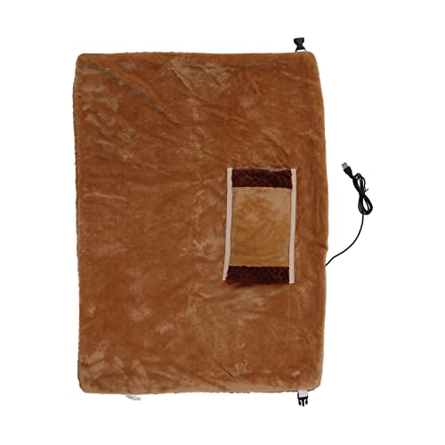 Heated Warm Scarf, Usb Heated Blanket, Stable Temperature 5V Safe For Camping (Brown) #TOP4