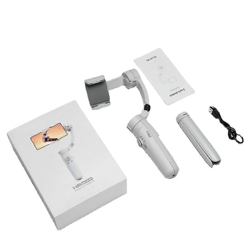 M1 3-Axis Gimbal Handheld Stabilizer for Phone Foldable Handheld Phone Video Record Vlog Anti-Shake Stabilizer Video Supplies