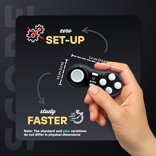 Image of Scope Remote- Remote for Anki. Customizable with Anki Add-on, Anki Clicker, Anki Controller (Smoke Black (Matte), Plus (16-18 Hours Battery))