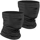 Neck Gaiter,Ice Silk Cooling Sports Face Scarf for Dust Outdoors for Mens and woman Black