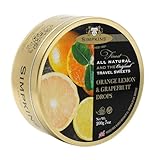Simpkins Candy Travel Sweet, Orange Lemon & Grapefruit Drops, 7 Ounce Tin (Pack of 6)