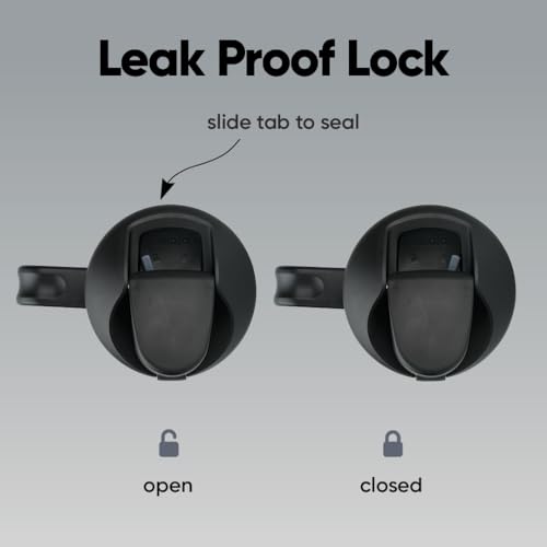 Image of Owala FreeSip Tumbler Insulated Stainless Steel Water Bottle with Built-in Straw and Side Handle, For Travel, Work, School, and Sports, 40oz, BPA Free, Leak Proof, Very, Very Dark