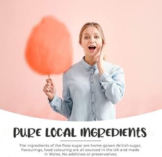 Baking Beauty and Beyond Premium Candy Floss Sugar 100g - Strawberry-Cheesecake Flavour