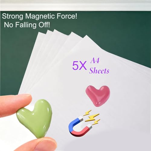 Set 35 Imanes Decorativos de Corazón para Refrigerador miniatura 2