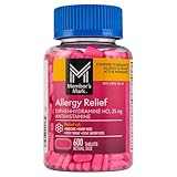 Member's Mark Diphenhydramine HCl 25mg Antihistamine Allergy Relief (1 bottle (600 tablets))