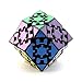 Yealvin Gear Rhombic Dodecahedron Cube Black Gear Cube Skewb Cube 3D Puzzle Cube Brain Teasers