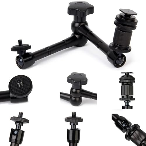 Image of 7 Inch Articulating Friction Magic Arm Adjustable Super Clamp Crab Pliers for DSLR Camera Rig, DV Monitor, LCD Monitor, LED Lights, Flash Light