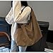 Slouchy Tote Bag 2025 Nylon Solid Color Pleated Handbag Men Women Large Shoulder Bag Travel Gym Sport Sling Commuter Hobo Weekend Vacation