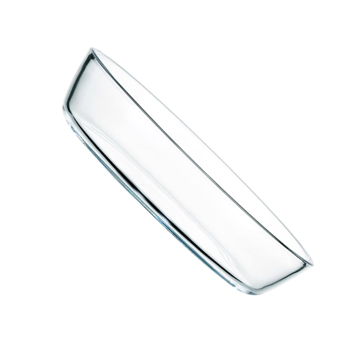 Fuente de Vidrio para Hornear Ovalada, Blanco, para Microondas y Horno