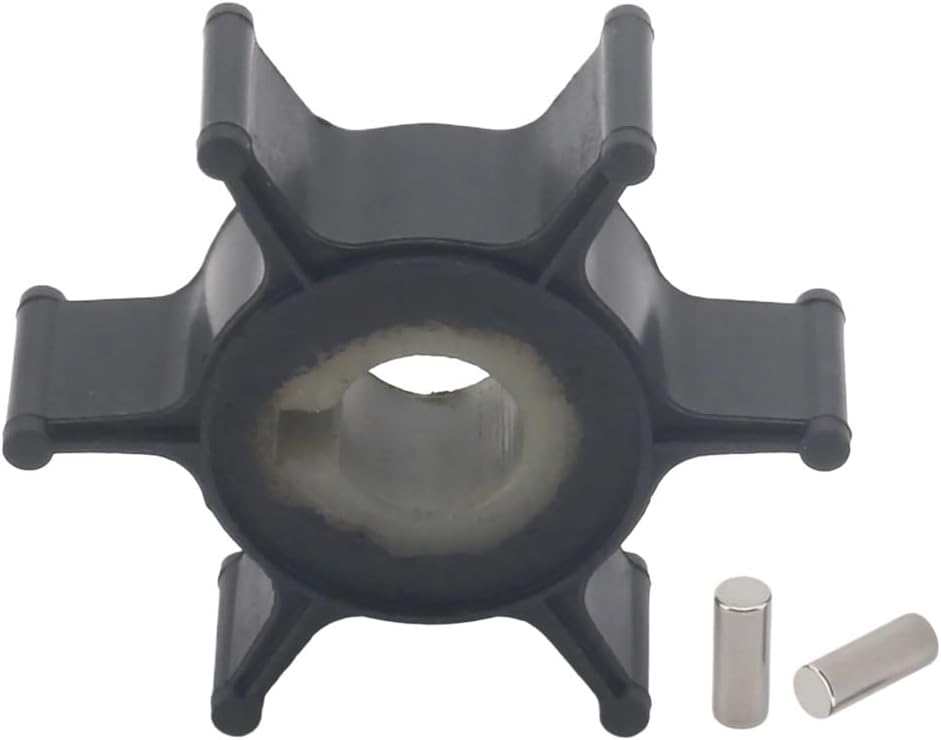 Water Pump Impeller Compatible with Outboard 2 Stroke 2HP 2MSH 2S 2B Marine Engines Replacement Models