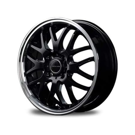 Amazon Mid Vertec One Exe10 ホイール グロッシーブラック リムポリッシュ 14インチ 4 5j 45 4h100 国産 車 入数 1台分 4本 ホイール 車 バイク