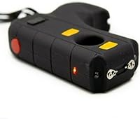Vista 2 de Outdoor Self-Defense Tools Stun Gun Strong Light Flashlight High-Voltage Defense Weapon Stun Rod 60 Million Volts, Black