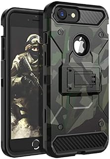 HUATRK iPhone 8 Case,iPhone 7 Case,iPhone 6 Case,iPhone 6s Case Kickstand Three Layer