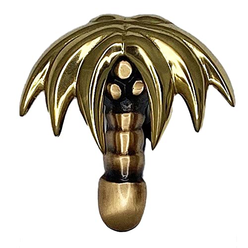 Palm Tree Doorbell Ringer - Brass/Bronze #TOP6