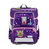 schulranzen lila EASY GROW - Unser EASY GROW SYSTEM ermöglicht eine optimale Passform während der gesamten Schulzeit: Mit dem einfachen Verstellmechanismus lässt sich die Rückenlänge des Rucksacks jederzeit auf die aktuelle Größe Deines Kindes anpassen