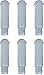 Nispira Water Filter Cartridge Replacement for KRUPS Coffee Maker Part F088. Fits Precise Tamp Espresso & Fully Automatic Machines Model XP5220, XP5240, XP5280, XP5620, EA82, EA9000, 6 Filters