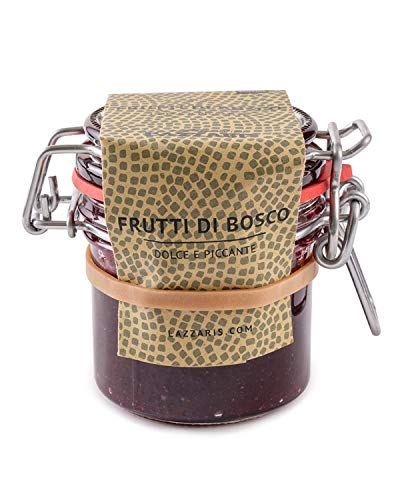 Lazzaris 1901 - Salsa di frutti di bosco 120 g Gourmet - 6 vasi per cartone