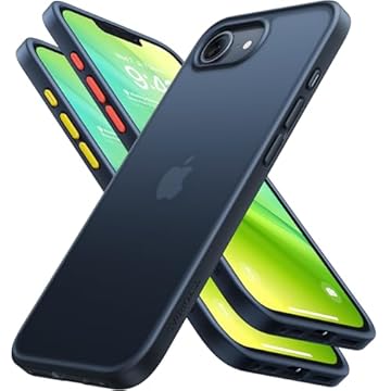 TORRAS Capa Guardian à prova de choque para iPhone 16e 2025, proteção de teste de grau militar 16e, fina, durável, botões faça você mesmo, antiarranhões, translúcida, fosca, capa traseira rígida para
