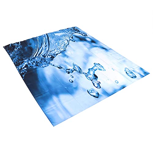 Rideau de douche séchage rapide avec impression numérique HD Cocoarm - 4