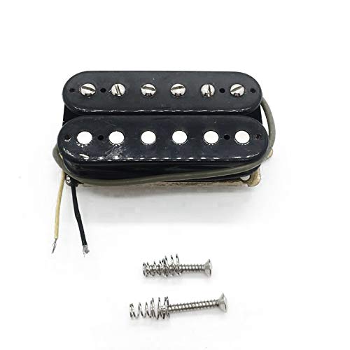 Billion Super Hot Output Overwound Open Style Double Coil Humbucker Electric Guitar Pickups Neck And Bridge Replacement Part Set Black #TOP2
