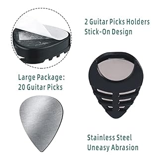 Laimoere Lot de 20 médiators en métal pour guitare électrique, basse, ukulélé - Les Beatles, Paul McCartney, John Lennon, RIngo Starr, George Harrison Laimoere Lot de 20 médiators en métal pour guitare électrique, basse, ukulélé – Image 5