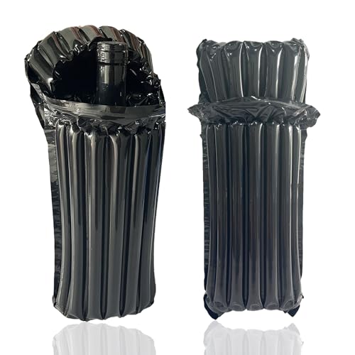 AKLVBL Bolsas de Viagem para Garrafas de Vinho, Avião, Mangas Infláveis Pretas para Transporte de Vi
