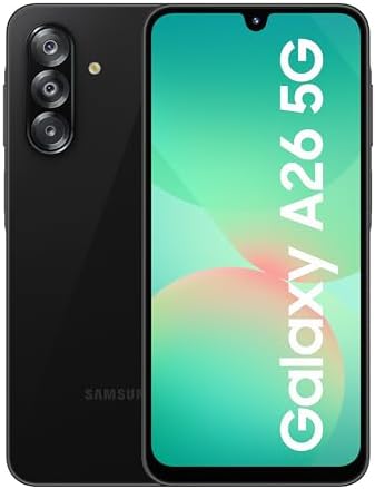 Samsung Galaxy A26 5G (Awesome Black, 8GB, 128GB) | Awesome Intelligence (AI) | Circle to Search | Gemini Live | FHD+ sAMOLED Display | 50MP OIS Camera | IP67 Rated