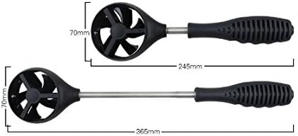 Digital Anemometer Wind Speed Air Velocity Temperature Measuring Meter, 0.3-45M/S, USB Data Connection