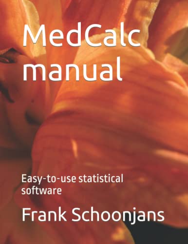 MedCalc manual: Easy-to-use statistical software cover