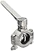 Dixon B5102E200-A Stainless Steel 316L Clamp Butterfly Valve with EPDM Seal, 2" Tube OD, 120 psi Pressure