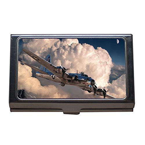 World war Aircraft Business Name Card Holder,Fighter Definition,Business Card Case Stainless Steel
