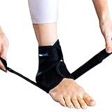 RiptGear Ankle Brace Support for Men and Women - Compression Support for Sprained Ankle - Open Heel...