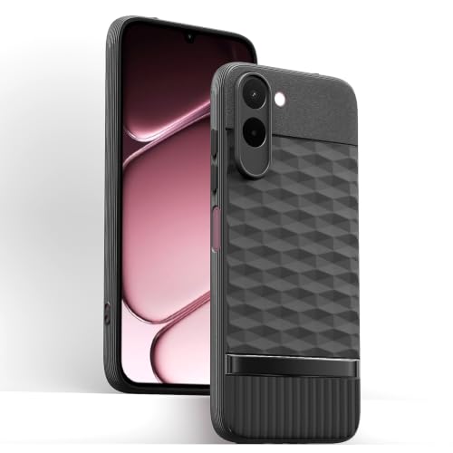 Image of Pikkme Back Cover for OnePlus N6x Camera Protection 3D Hexa Cube Design Silicone Protective Bumper Case (Black)