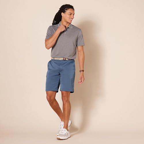 Image of Amazon Essentials Men's Classic-Fit 9 inch Inseam Moisture-Wicking Golf Shorts, Functional Pockets (Available in Big & Tall)