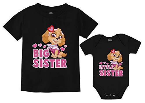 Tstars Paw Patrol Skye Big Sister Little Sister Matching Outfits Girls Sibling Shirts